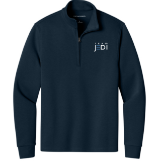 Port Authority Wearever Pique Men's Navy 1/4 Zip Pullover
